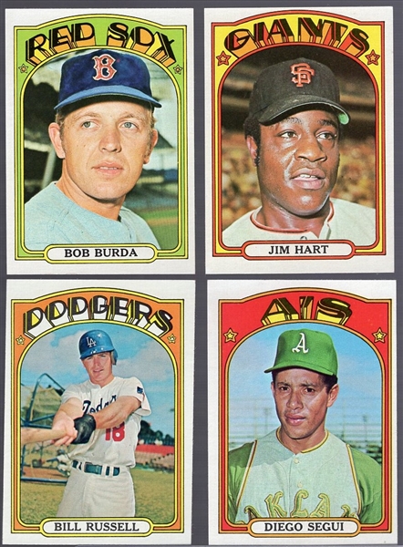 1972 Topps Baseball- 8 Diff Hi#’s