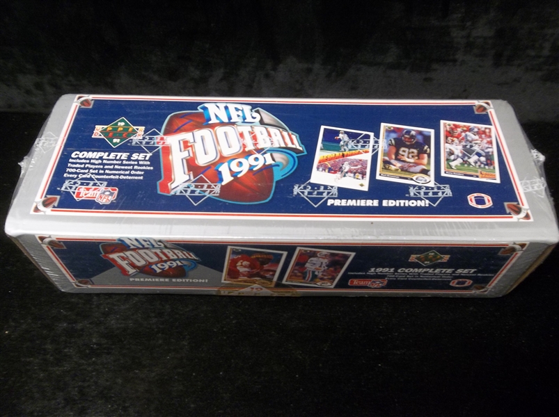 1991 Upper Deck Football Factory Sealed Set of 700 Cards