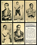 1938 Knock-Out Razor Blades “Famous Prize Fighters” Other Sports- 6 Diff.