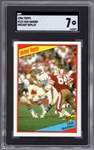 1984 Topps Football- #124 Dan Marino Instant Replay- SGC 7 (NM)
