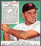 1952 Red Man Bb with Tab- AL#21 Vern Stephens, Boston Red Sox- March expiration back.