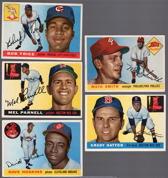1955 Topps Bb- 5 Diff