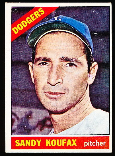 1966 Topps Bb- #100 Sandy Koufax, Dodgers