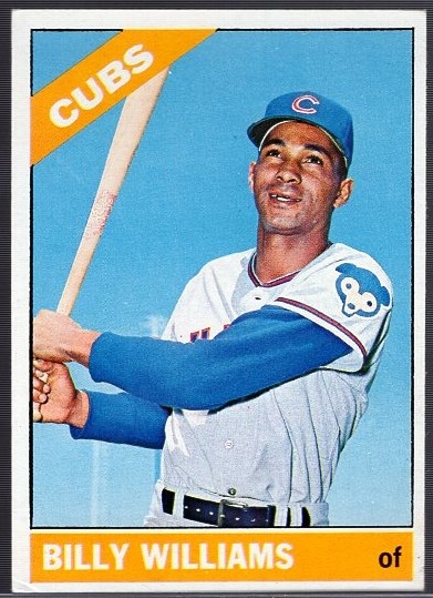 1966 Topps Bb- #580 Billy Williams, Cubs- Hi#