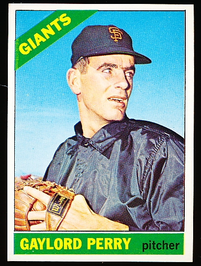 1966 Topps Bb- #598 Gaylord Perry RC- Hi#