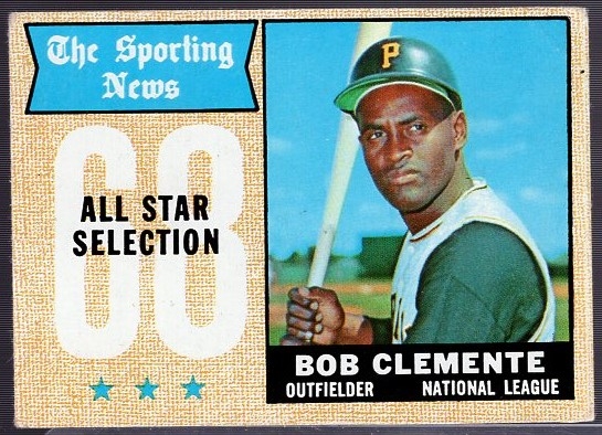 1968 Topps Bsbl. #374 Roberto Clemente AS