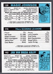 1980-81 Topps Bskbl. #162/ 174 J. Erving SL/ 139 Magic Johnson RC