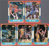 1986-87 Fleer Bskbl.- 9 Diff. Cards