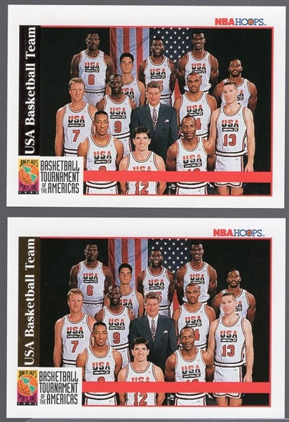 1992-93 Hoops USA Basketball Team (Basketball Tournament of the Americas)- 2 Cards