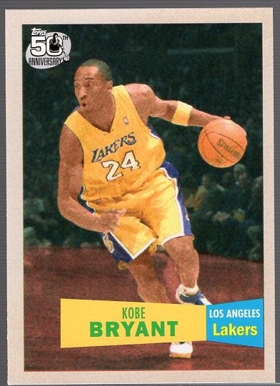 2007-08 Topps Bskbl. “1957-58 Variations” #24 Kobe Bryant