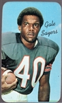 1970 Topps Ftbl. “Supers” #22 Gale Sayers, Bears