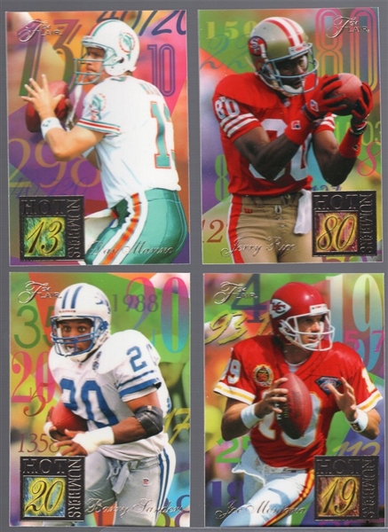 1994 Ultra Ftbl. “Hot Numbers”- 1 Complete Set of 15 Cards