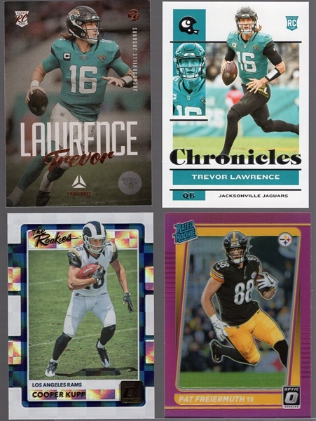 Clean-Up Lot of 4 Diff. NFL Rookie Cards