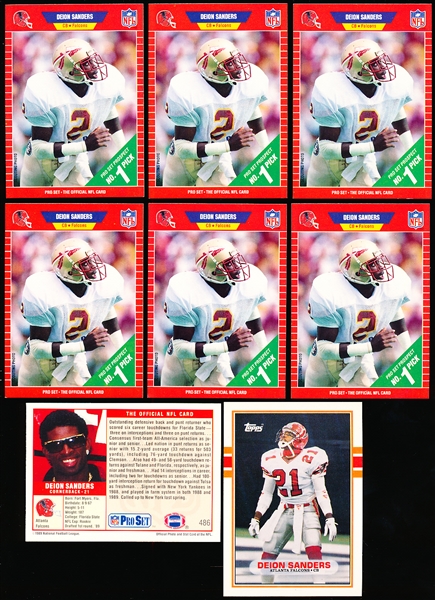 1989 Deion Sanders Football Rookies- 13 Asst.
