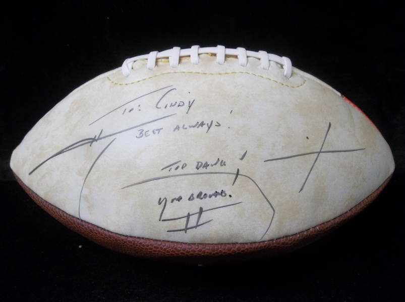 Autographed Hanford Dixon Cleveland Browns “Dawg Pound” Ftbl.
