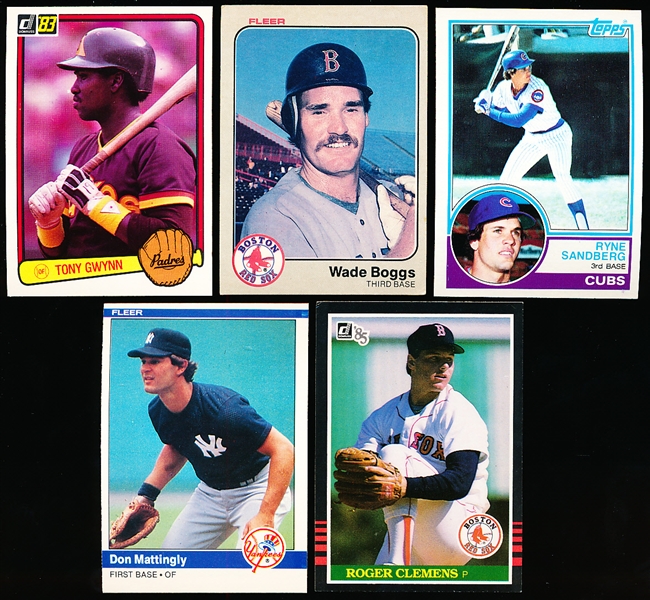 1983-’85 Rookie Baseball Stars- 5 Diff.