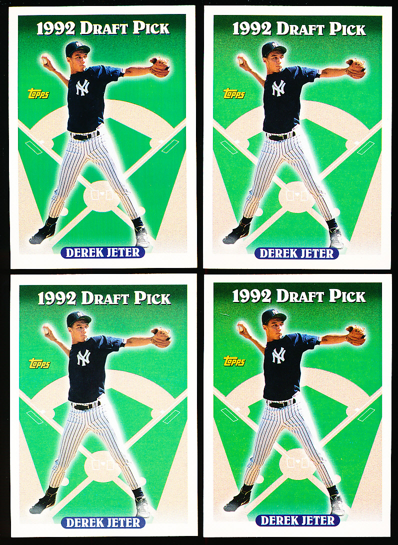 Lot Detail - 1993 Topps Bb- #98 Derek Jeter RC, Yankees- 4 Cards