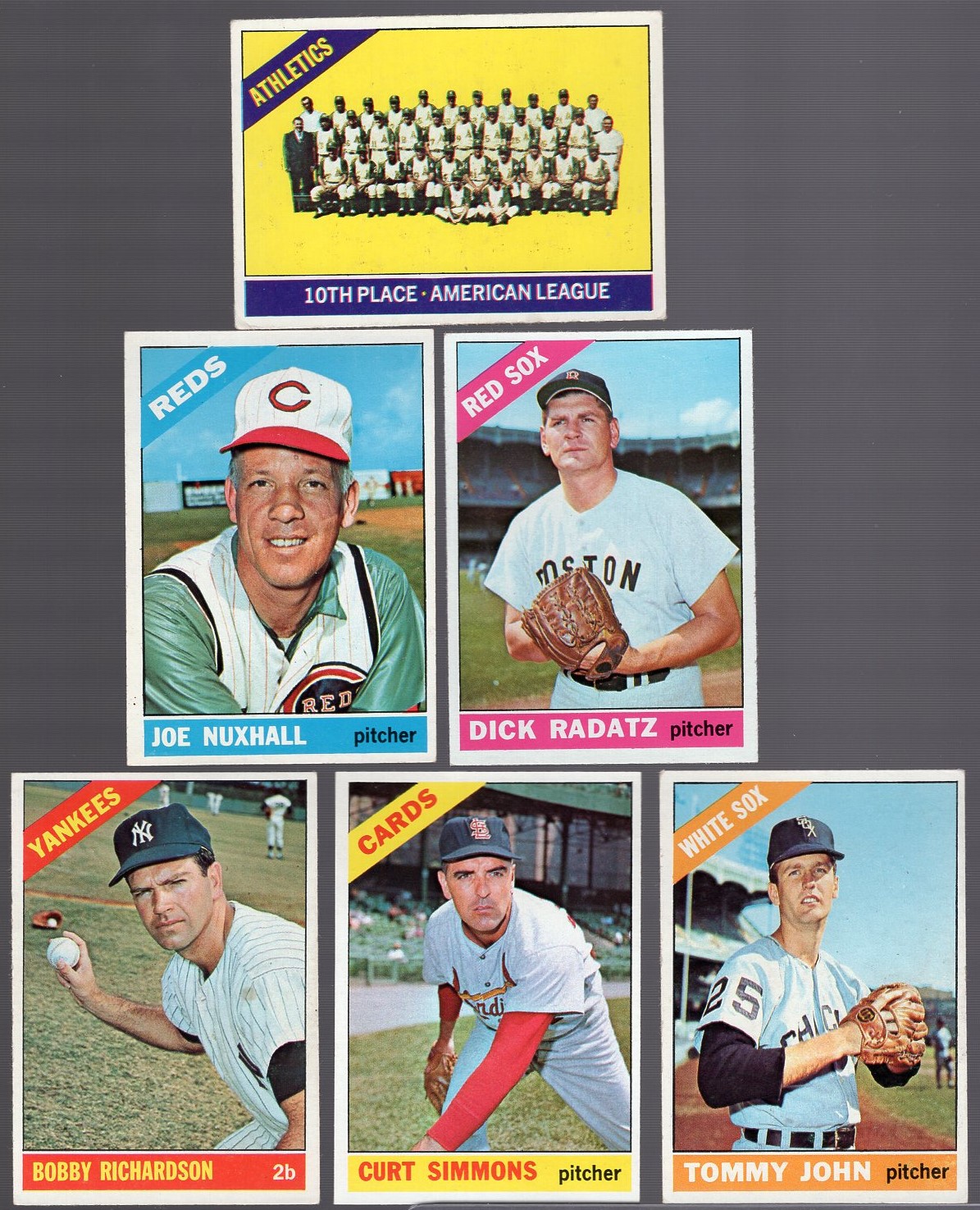 Lot Detail - 1966 Topps Baseball- 6 Diff