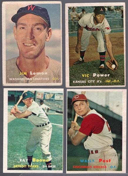 1957 Topps Bb- 14 Diff