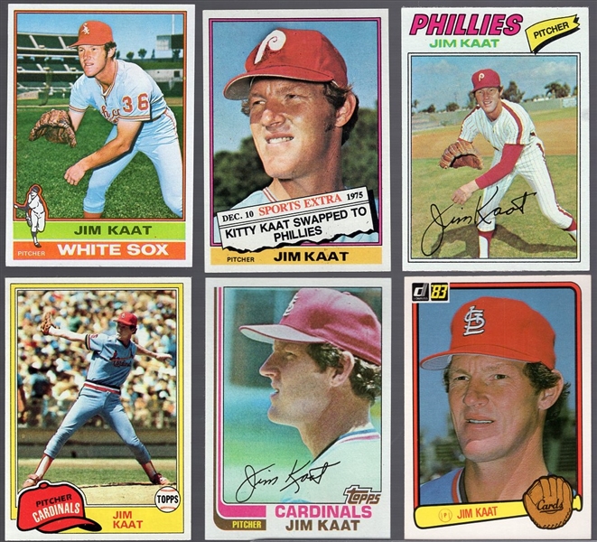 Jim Kaat- 50 Cards