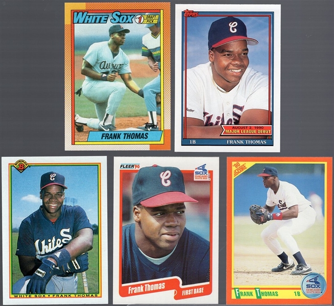 1990 Frank Thomas Cards- 21 Cards