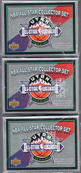 1992-93 Upper Deck NBA All Star Weekend Collector Set of 40- 3 Factory Sealed Sets