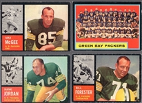 1962 Topps Fb-4 Diff Packers