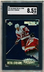 1997 Upper Deck Hockey- “Crash the Gold All-Star”- #AR5 Steve Yzerman, Red Wings- SGC 8.5 (Nm-Mt+)