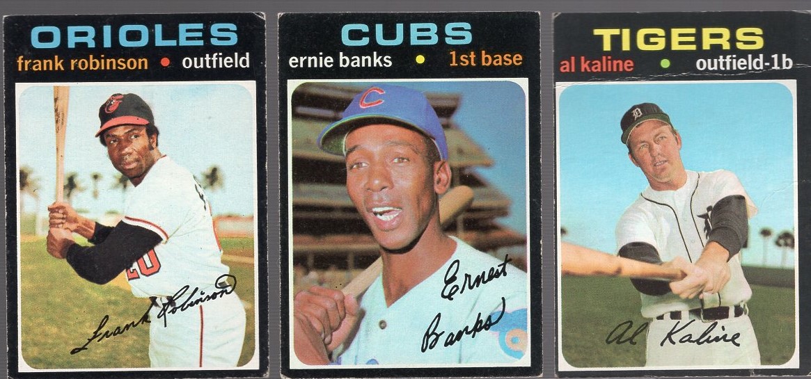 Lot Detail - 1971 Topps Baseball- 3 Diff