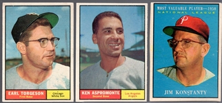 1961 Topps Bb- 21 Diff