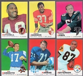 1969 Topps Football- 6 Diff