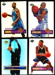 1998 & ‘99 Collector’s Edge Bskbl. “Ball Piece Memorabilia”- 4 Diff. Cards