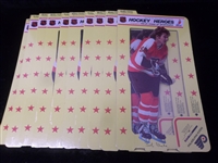 1975 Carton-Craft Corp Bobby Clarke Philadelphia Flyers Stand-Ups- 10 Stand-Ups