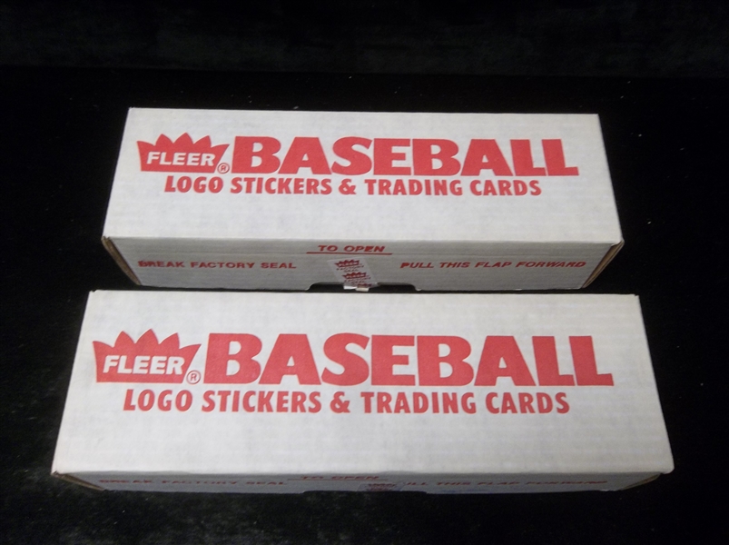 1989 Fleer Baseball- 2 Complete Hobby Factory Sets
