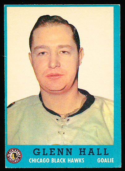 Lot Detail - 1962-63 Topps Hockey- #24 Glenn Hall, Black Hawks