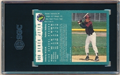 1992 Classic Draft Picks Baseball- Bonus Foil- #SC6 Derek Jeter- SGC 9.5(Mt+)