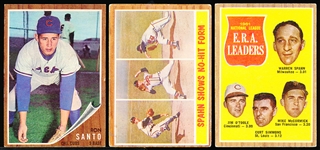1962 Topps Bb- 8 Diff