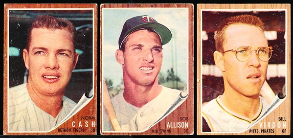 1962 Topps Bb- 50 Asst