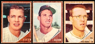 1962 Topps Bb- 50 Asst