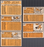 1963 Topps Bb- 5 Diff
