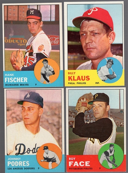 1963 Topps Bb- 8 Diff