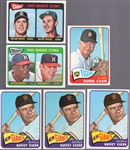 1965 Topps Bb- 6 Cards