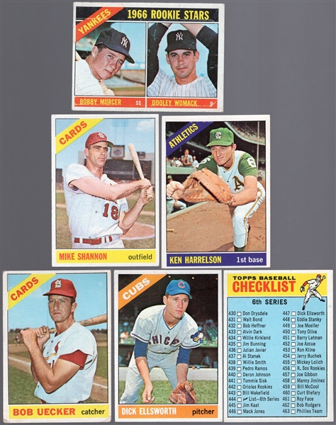1966 Topps Bb- 6 Diff