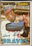 1967 Topps Bb- #250 Hank Aaron, Braves