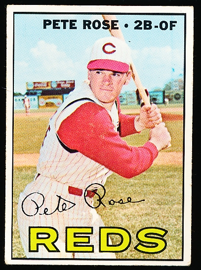 1967 Topps Bb- #430 Pete Rose, Reds