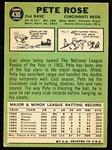 1967 Topps Bb- #430 Pete Rose, Reds