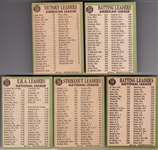 1967 Topps Bb- 5 Diff Leaders