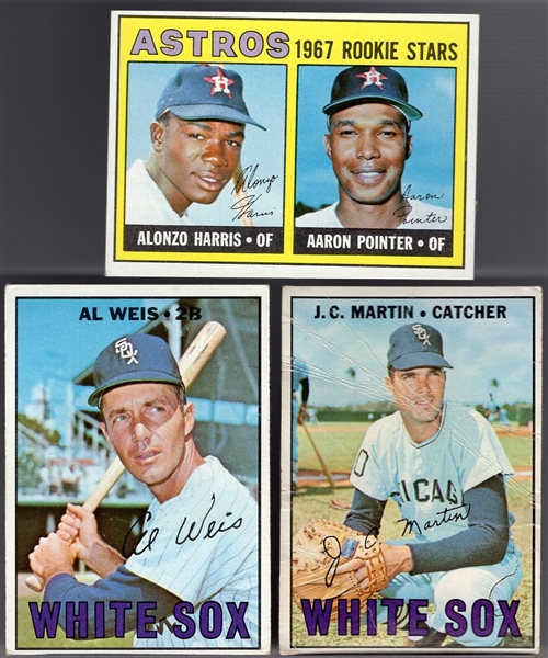 1967 Topps Bb- 3 Diff Hi#’s
