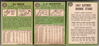 1967 Topps Bb- 3 Diff Hi#’s