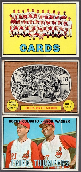 1967 Topps Baseball- 55 Asst